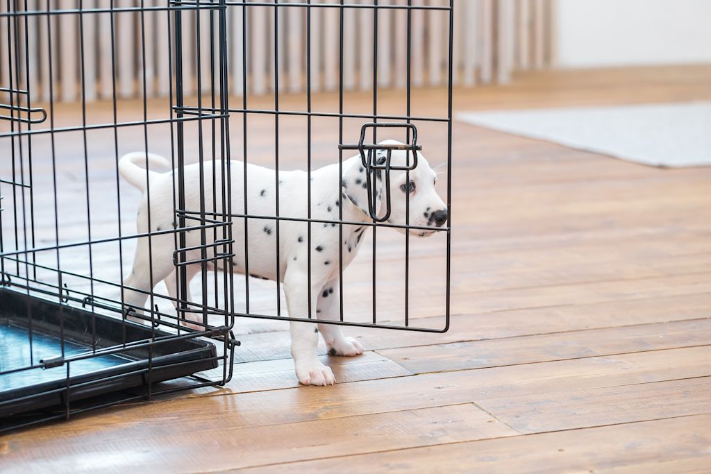 Caisse d'apprentissage chien