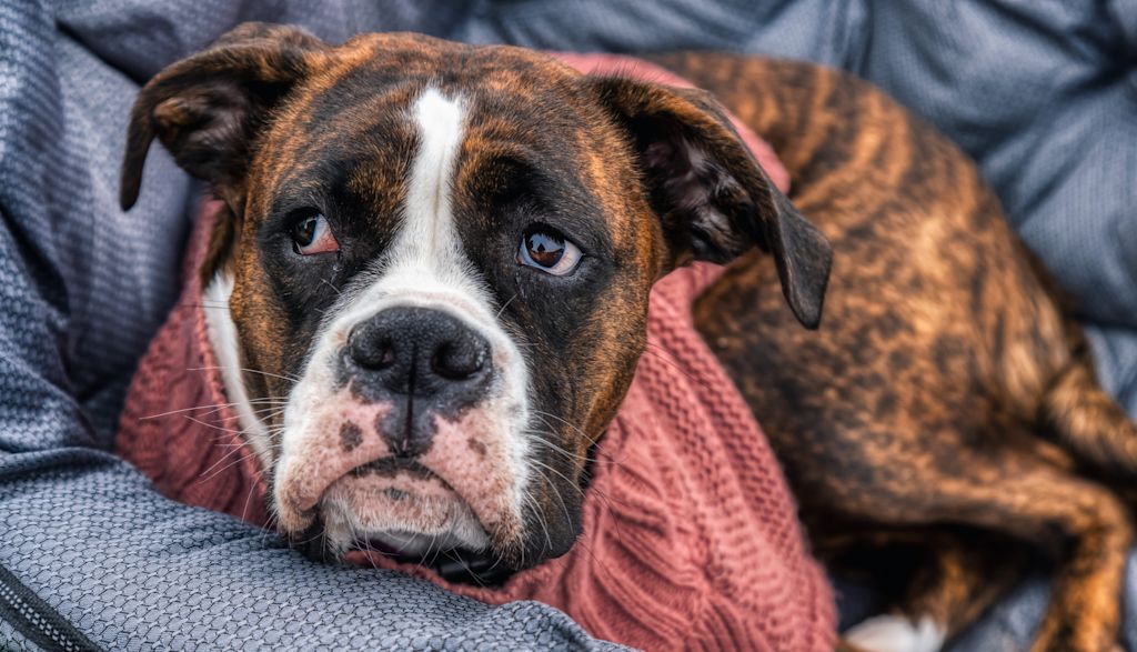 boxer triste